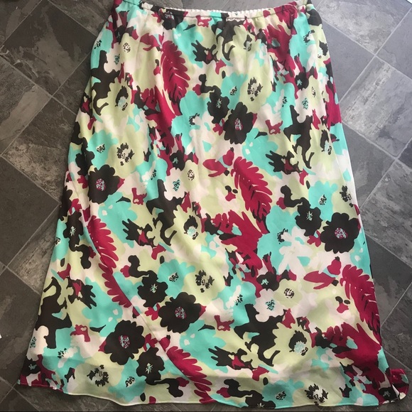 ✨Merona Atresia Mint Floral Skirt✨ - Picture 3 of 3